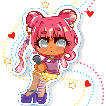 Chibi art of my Oc Viella